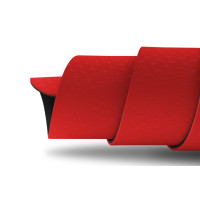 Мат для фитнеса и йоги Hop-Sport TPE 0,6см HS-T006GM красный