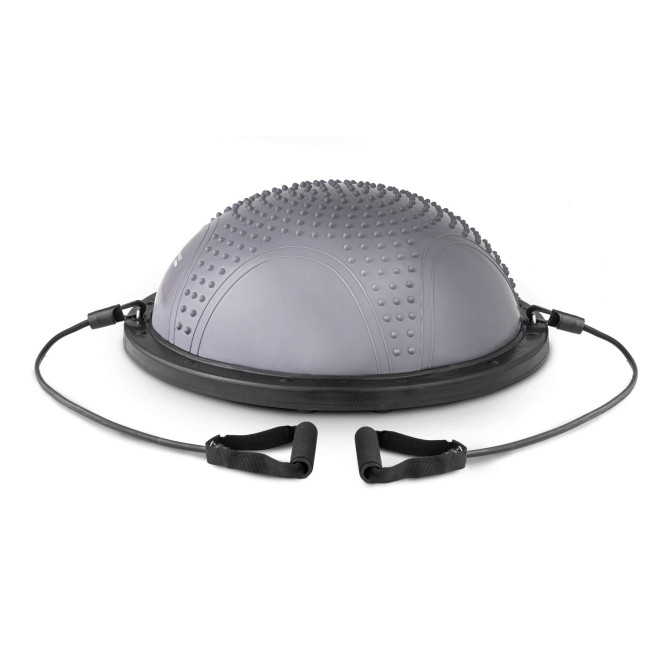 Балансировочная полусфера с вкраплениями Hop-Sport HS-MB058B серая