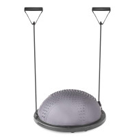 Балансировочная полусфера с вкраплениями Hop-Sport HS-MB058B серая