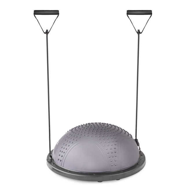 Балансировочная полусфера с вкраплениями Hop-Sport HS-MB058B серая