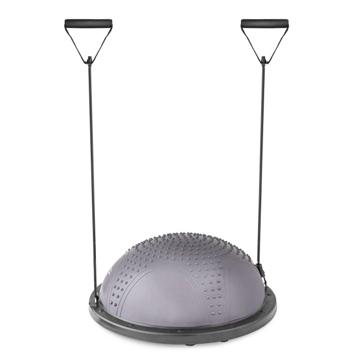 Балансировочная полусфера с вкраплениями Hop-Sport HS-MB058B серая