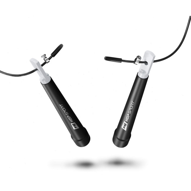 Скакалка Hop-Sport Crossfit с пластиковыми ручками HS-P010JR черная