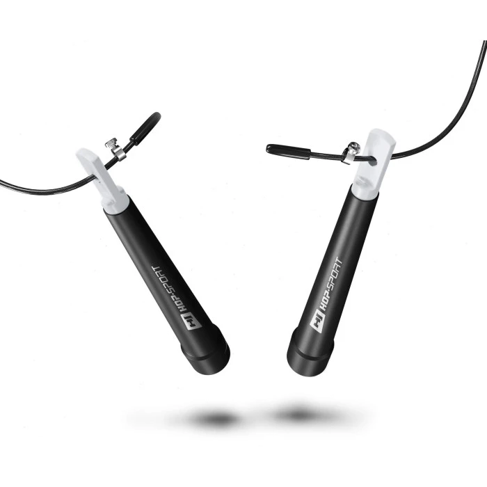 Скакалка Hop-Sport Crossfit с пластиковыми ручками HS-P010JR черная