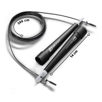 Скакалка Hop-Sport Crossfit с пластиковыми ручками HS-P010JR черная