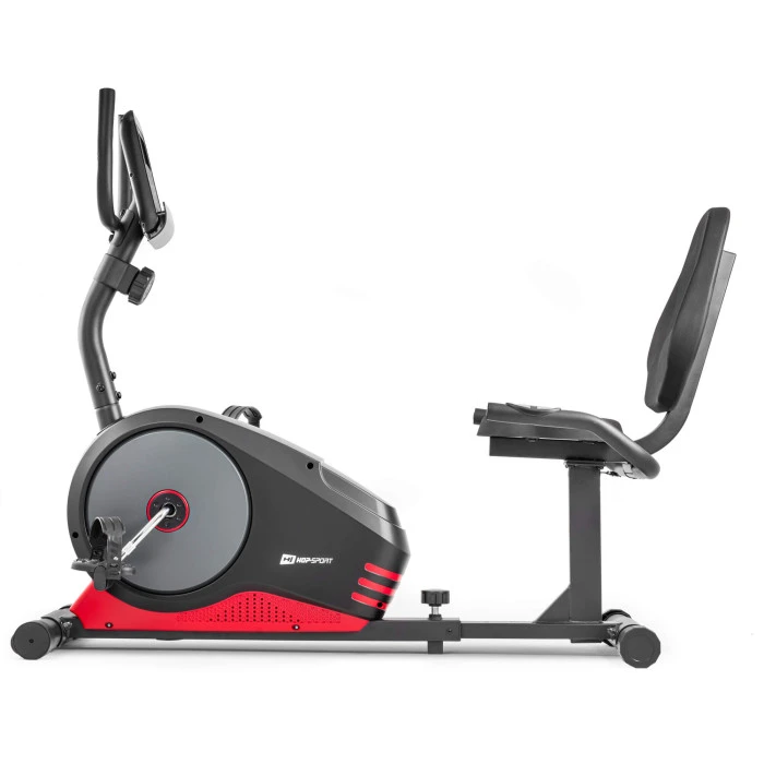 Горизонтальний велотренажер HS-040L Root чорно-червоний - model 2020