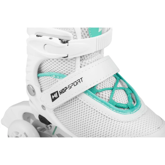 Роликовые коньки 3в1 Hop-Sport HS-903 Motion S (размер) Бело-мятные
