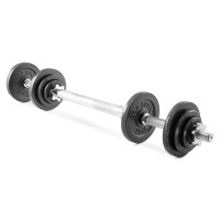 Гантели металлические Hop-Sport 2х10кг с удлиненным грифом