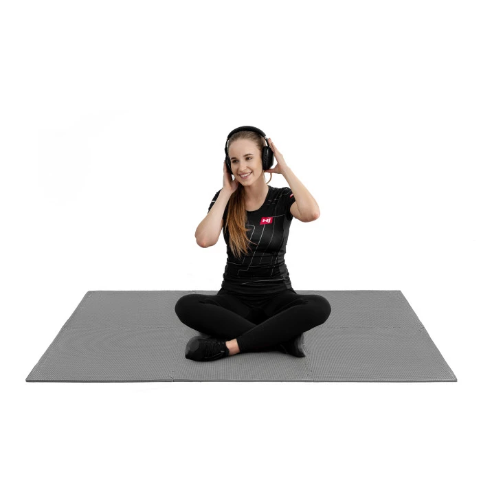 Мат-пазл Hop-Sport EVA 1см HS-A010PM - 6 частин сірий