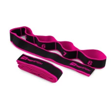 Резинка для фитнеса с петлями 12-30кг HS-N904GB розовая