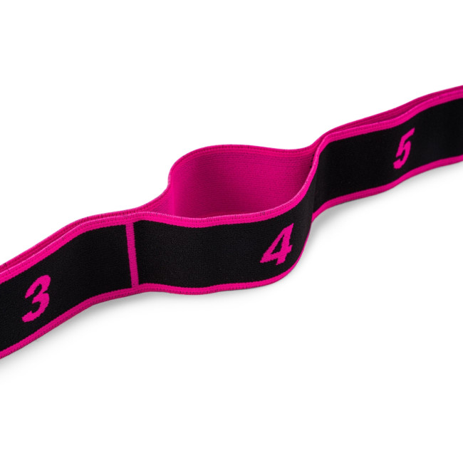 Резинка для фитнеса с петлями 12-30кг HS-N904GB розовая