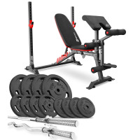 Набір STRONG 108кг з лавкою HS-1095