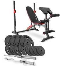 Набор STRONG 108кг со скамейкой HS-1095