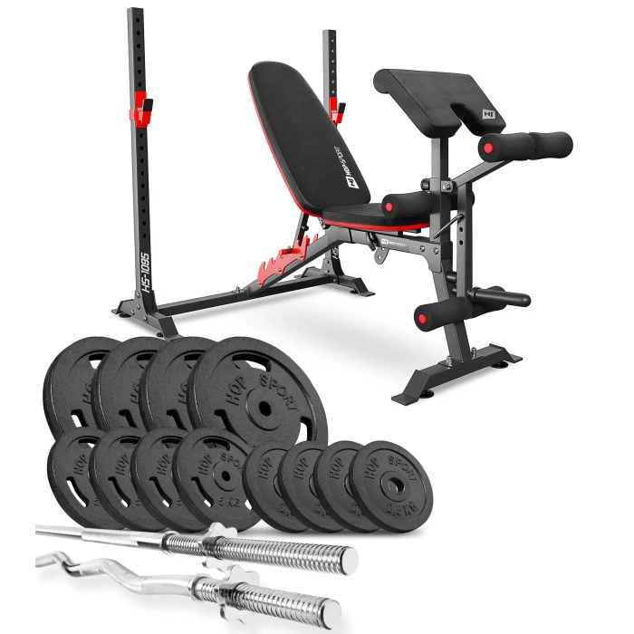Набір STRONG 108кг з лавкою HS-1095