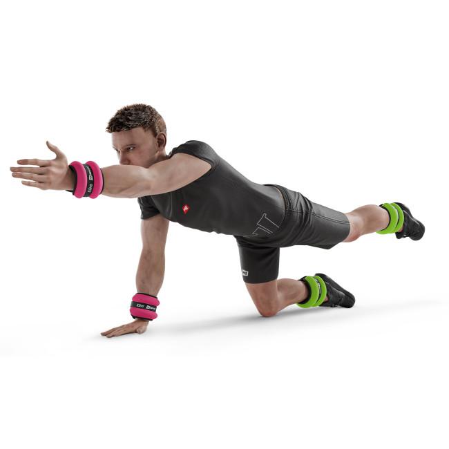 Обважнювачі для ніг та рук Hop-Sport HS-S005WB 2х2,5кг чорні