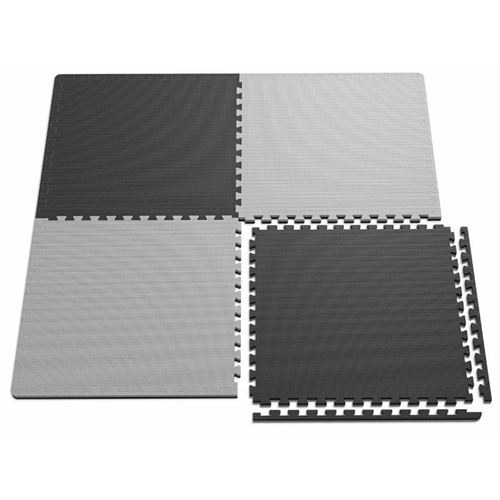 Мат-пазл Hop-Sport EVA 2см HS-A020PM - 4 частей черно-серый