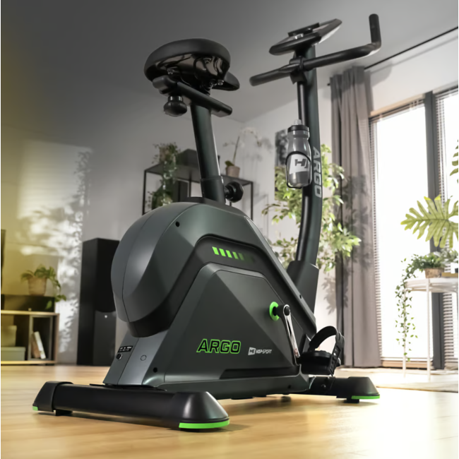 Велотренажер Hop-Sport HS-120H Argo черно-зеленый