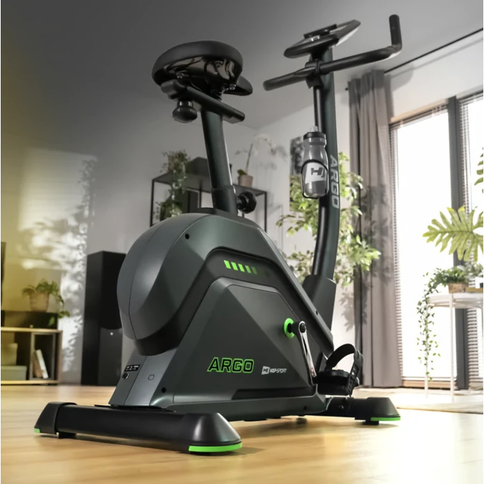 Велотренажер Hop-Sport HS-120H Argo черно-зеленый