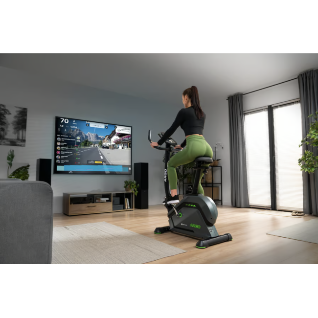 Велотренажер Hop-Sport HS-120H Argo черно-зеленый