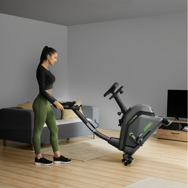 Велотренажер Hop-Sport HS-120H Argo черно-зеленый