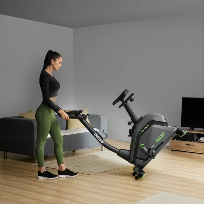 Велотренажер Hop-Sport HS-120H Argo черно-зеленый