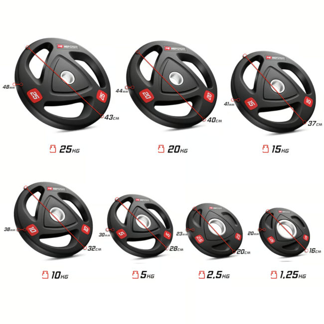 Олимпийский диск Hop-Sport 15кг