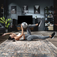 Фитбол Hop-Sport 25см серебристый