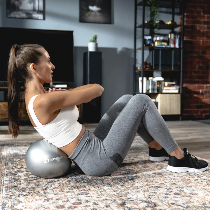 Фитбол Hop-Sport 25см серебристый