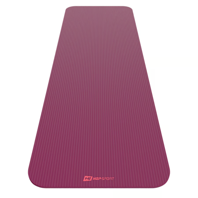 Коврик для йоги Hop-Sport HS-NB015GM NBR 1,5см ягідний