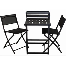 Комплект балконной мебели Jumi Kirbi с тумбой + 2 кресла.