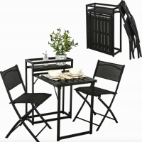 Комплект балконной мебели Jumi Kirbi с тумбой + 2 кресла.