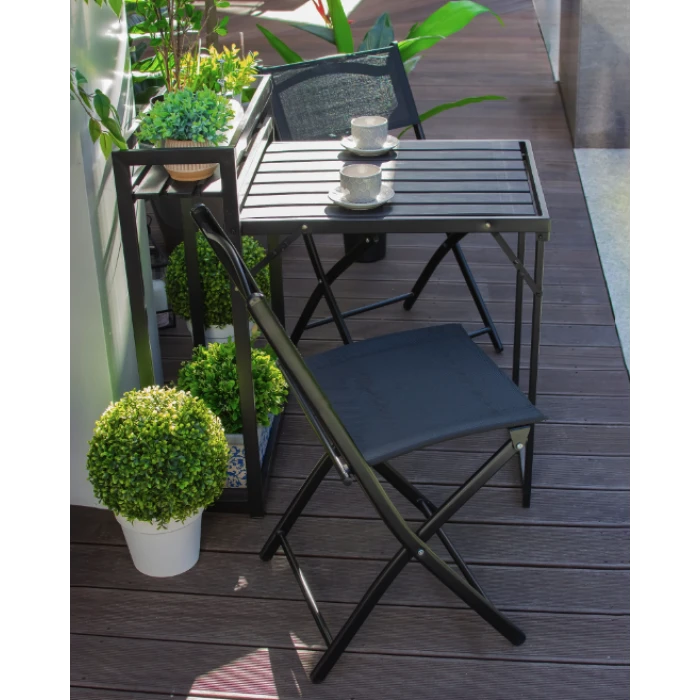 Комплект балконних меблів Jumi Kirbi з тумбою + 2 крісла