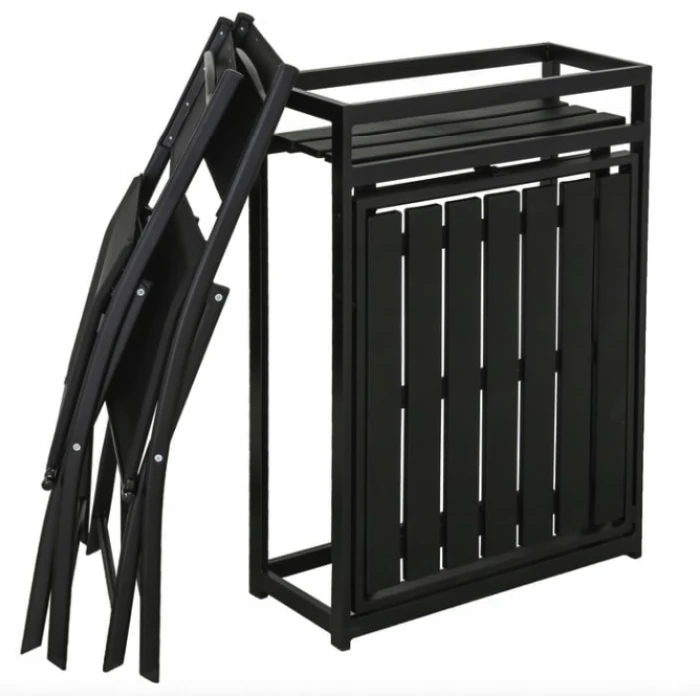 Комплект балконних меблів Jumi Kirbi з тумбою + 2 крісла