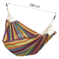 Гамак гавайський Jumi Garden тканинний з чохлом кольоровий