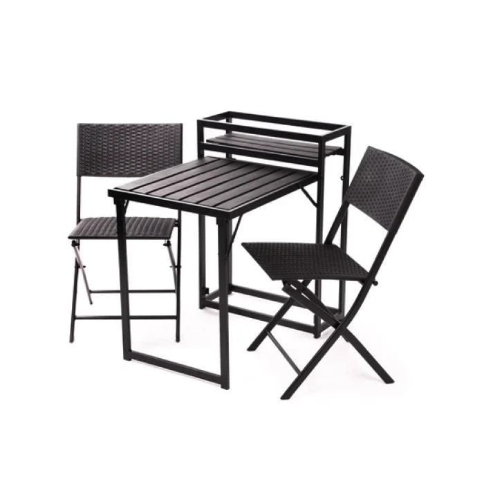 Комплект балконних меблів Jumi Kirbi з тумбою + 2 крісла