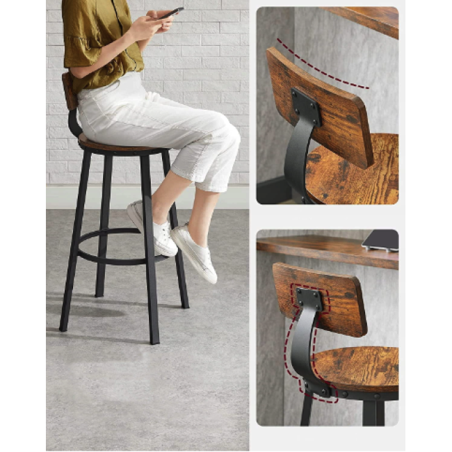 Барный стул Leobert Comfy 2 штуки Loft