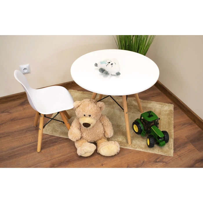 Детский стульчик Leobert Zubi со спинкой белый