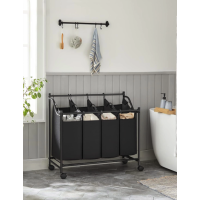 Корзина для белья Leobert Breesal 4 отделения х 35л