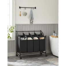 Корзина для белья Leobert Breesal 4 отделения х 35л