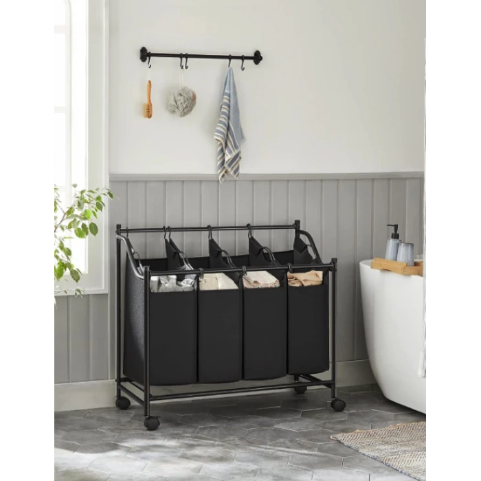 Корзина для белья Leobert Breesal 4 отделения х 35л