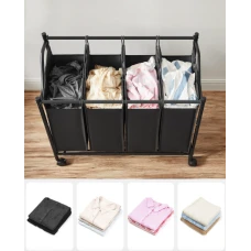 Корзина для белья Leobert Breesal 4 отделения х 35л