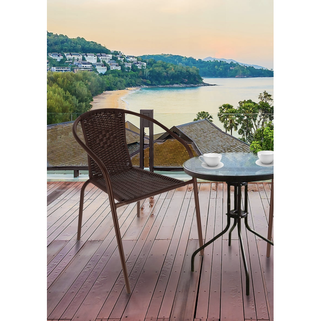 Садове крісло Jumi Bistro коричневий