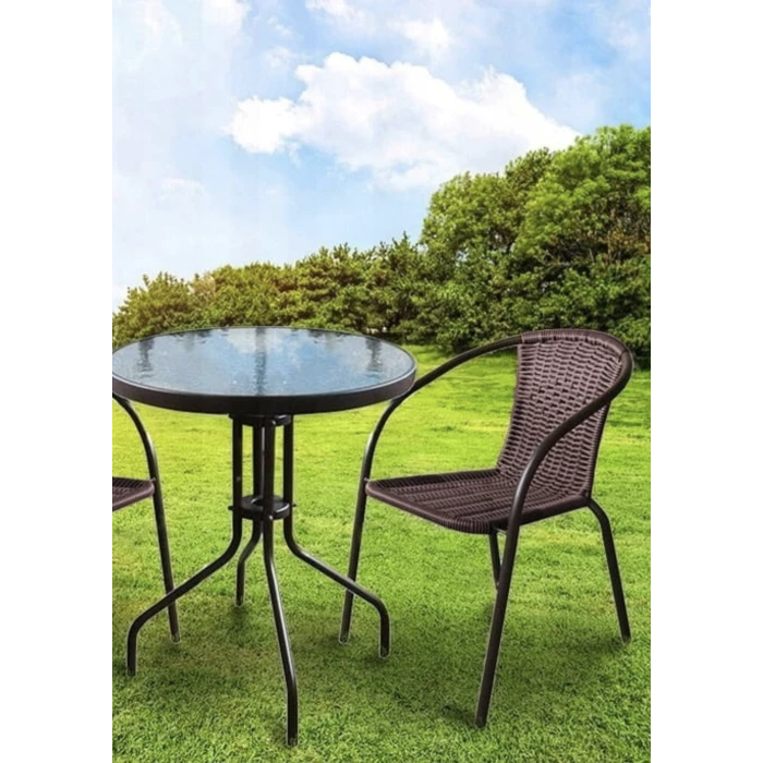 Садове крісло Jumi Bistro коричневий