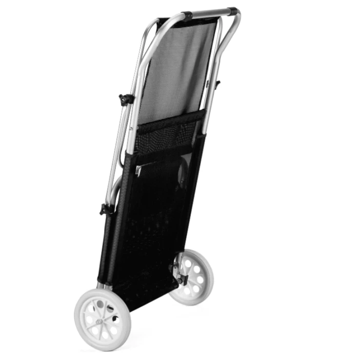 Шезлонг лежак Outtec Sun с черной крышей