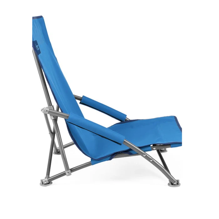 Раскладное кресло-лежак Outtec с чехлом синий