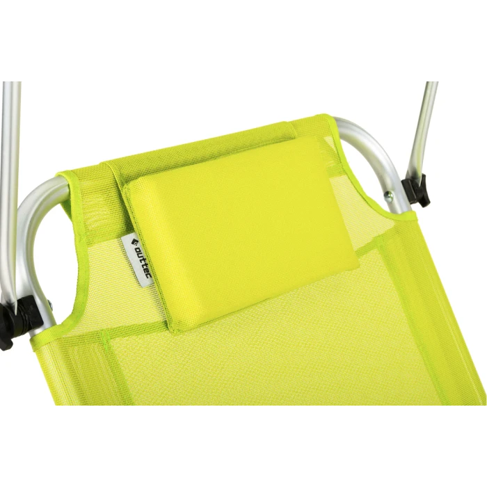 Шезлонг лежак Outtec Sun с желтой крышей