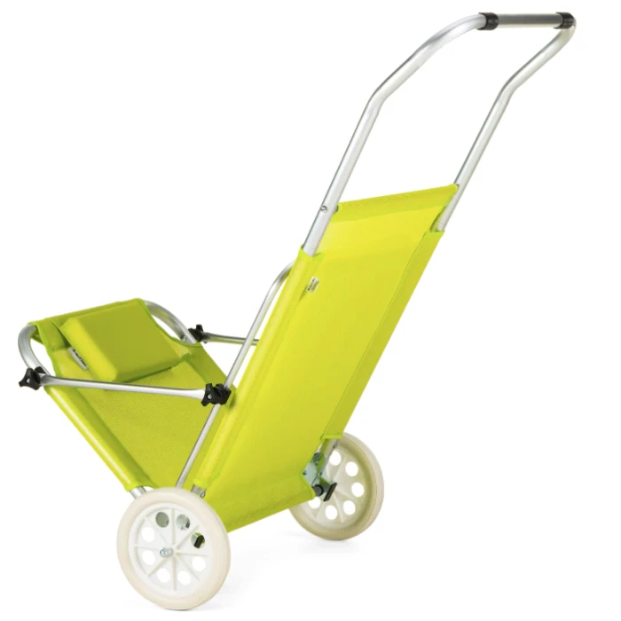 Шезлонг лежак Outtec Sun с желтой крышей