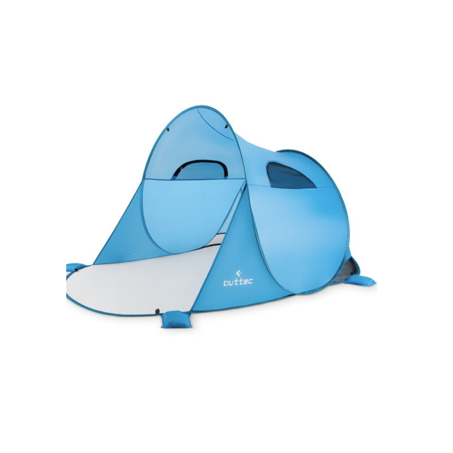 Саморозкладний намет-тент Outtec з віконцем XXL голубий