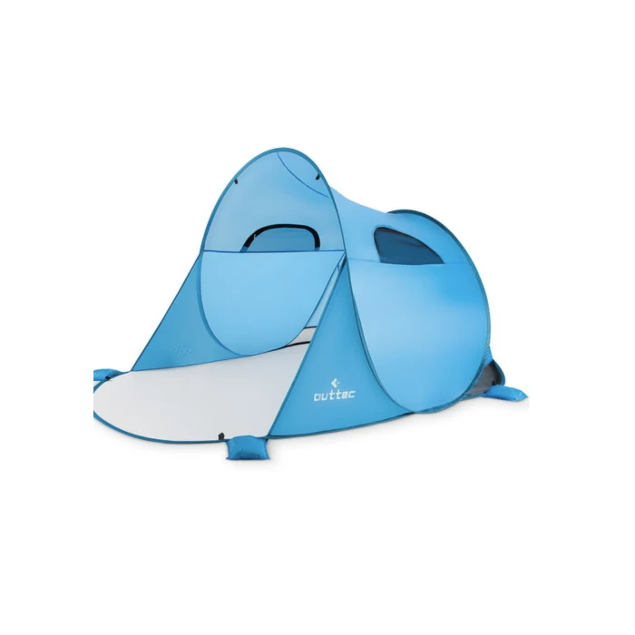 Саморозкладний намет-тент Outtec з віконцем XXL голубий