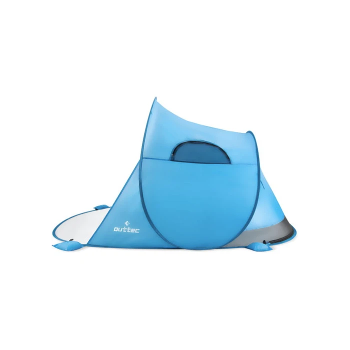 Саморозкладний намет-тент Outtec з віконцем XXL голубий