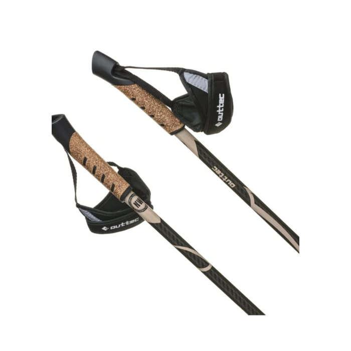 Трекинговые палки Outtec карбоновые 110см 1-секционные Anti-shock